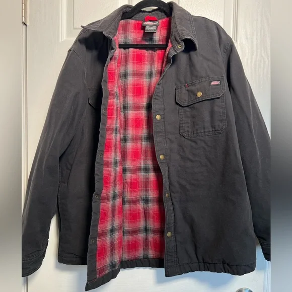 Dickies Men’s Flannel Lined Detroit Jacket
